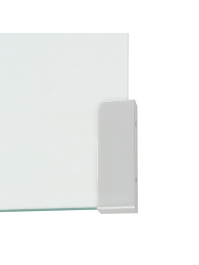 VidaXL Transparent Coffee Tafel 49.5x50x45 Cm Tempered Glass view 7