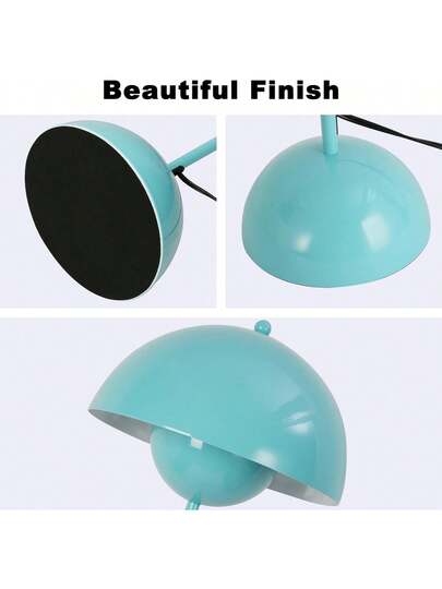 Alpinaluz Nordic Vloer Lamp Turquoise Inspiration "Flowerpot" Parabolic Base E27 Socket Living Room Dining Bedroom view 5