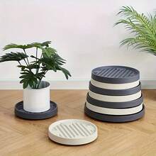 1 صينية زراعية مع عجلات مخفية - تصميم قابل للتحريك بعجلات غير مرئية، تعمل أيضًا كوعاء لأصيص النبات، خاصة لحوامل النبات وعربات الأصص - متعدد الألوان - مشاهدة 1