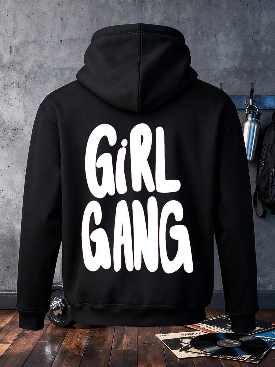 1 Pack Sweatshirt Graphic Hoodies Men's Regular Fit Black Autumn And Winter Season Warm And Lightweight, Suitable For Winter Sports And Casual Wear High Quality Halloween High Quality Graphic Comfortable Funny Cheap,Fashion Hoodie - màu đen - Xem 1