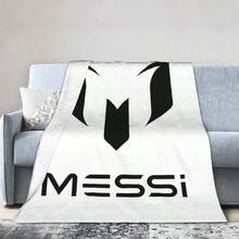 Argentina Number 10 Football Soccer Blanket Flannel Decoration Messied Portable Warm Throw Blanket For Home Couch Bedding Throws7 (1).Jpg - 白色 - 查看 1