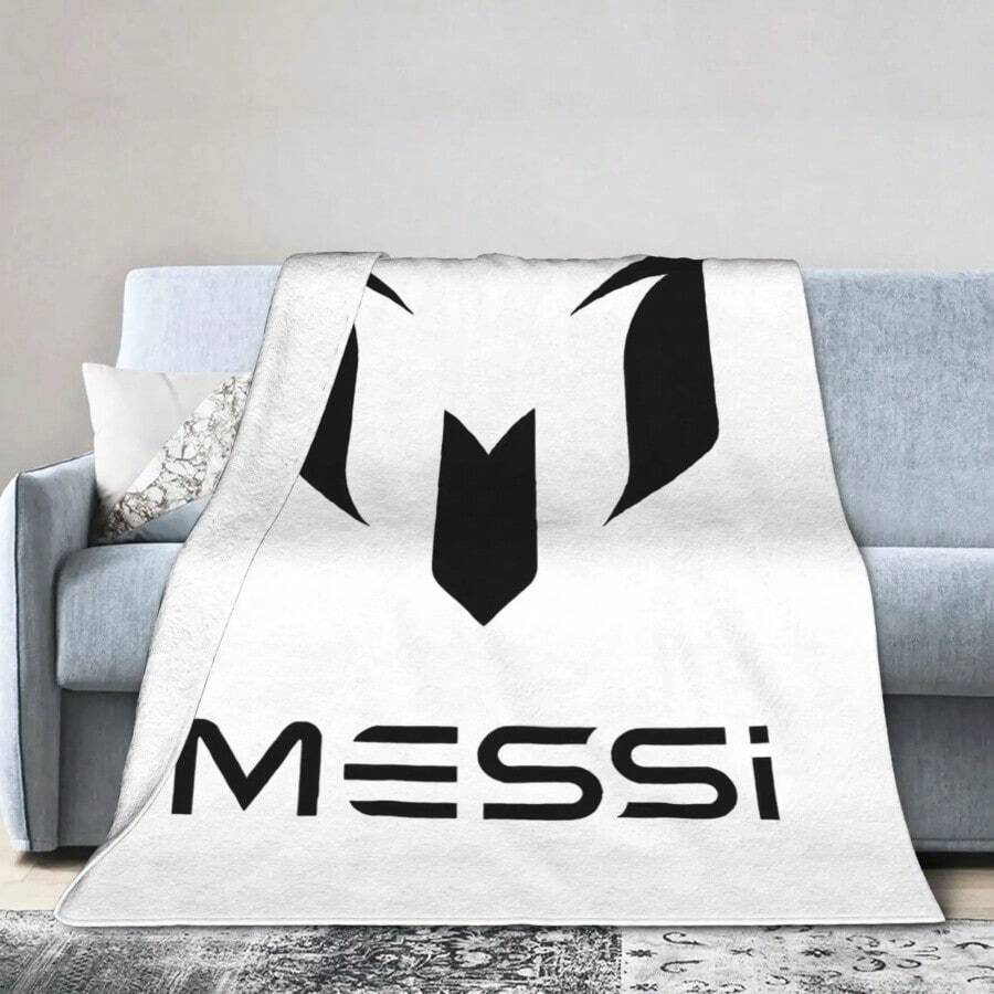 Argentina Number 10 Football Soccer Blanket Flannel Decoration Messied Portable Warm Throw Blanket For Home Couch Bedding Throws7 (1).Jpg - 白色 - 查看 1
