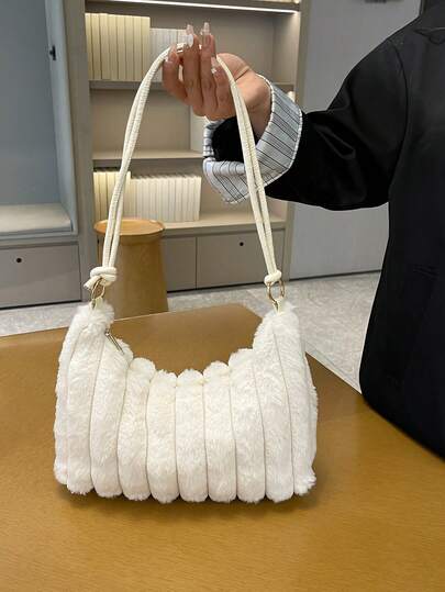 حقيبة كتف هلالية فاخرة، بتصميم سحابة مطوية، مناسبة للسفر والعطلات والتسوق اليومي للنساء، هدية رائعة للأم