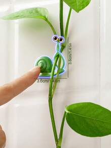 Hydroponische Pflanzenhalterung, kaninchenförmiger Plastikfixator, Haushalt Blumentopf Fischglas Vase, Rahmen zur Aufrichtung des Pflanzenwachstums, Garten Ornament Dekoration Rahmen