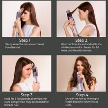 Holiday Gift Edition 3-In-1 Hair Dryer & Curling Iron | Digital Temperature Display – Multi-Temperature Control – Professional Versatile Styling Tool For Home & Travel