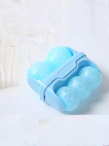 Dual Head Ice Roller And Compressor - Manual Face And Head Massager With Cooling To Relax Muscle Tension, No Batteries Required, Light Brown Color Treatment Tool, Face Ice Roller, Skincare Daily Use Enhancer, Ergonomic Design, Construction For Home, Christmas Gift, Back To School Season Gift, Valentine's Day Gift