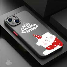 Case Cover Compatible With  15 16 Case  14 16 Pro Max Santa Claus Elk Snowman Christmas Case For  13 12 11 XS X XR 7 8 Plus Cover, Cover Compatible With  17 Case,  17 Pro Case,  17 Pro Max Case