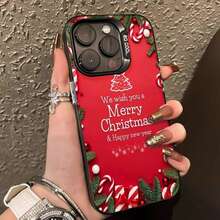 Creative Christmas Phone Case Covercompatible With  17 16 11 12 14 15 13 Pro Max XS X XR 7 8 Plus 16E 17 Air Shockproof Laser Bumper Cover.Covercompatible With  17 Case,  17 Pro Case,  17 Pro Max Case - Black - View 3