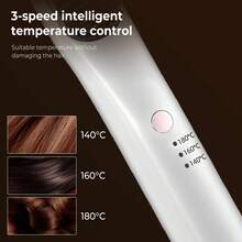 "Hair Straightener Brush, Fast Heating In 3 Seconds, No Damage, Ideal For Straightening & Curling – Perfect For Students, Newbies, Travel, And Holiday Gifts"