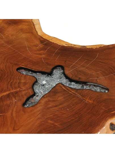 VidaXL Coffee Tafel 70x45 Cm Solid Teak Polyresin view 7