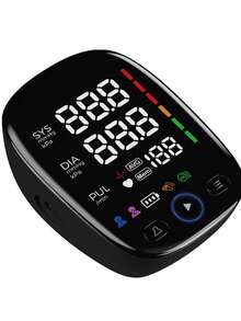 Large Cuff 2X120 Memory Digital Automatic Upper Arm Electronic Blood Pressure Monitor Electric Sphygmomanometer Without Voice