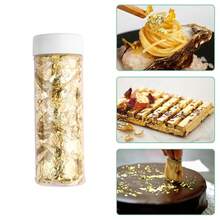 2g Edible Gold Leaf Foil Cooking Drink Food Dessert Cake Ice Cream Decoration