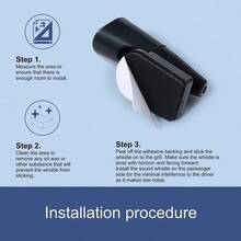 2件/4件套车辆防碰撞预警装置，高速驾驶配件，户外自动驾驶鹿警报哨