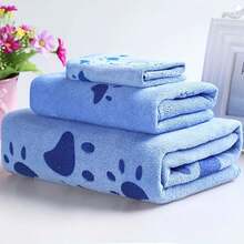 3 PiecesSoft Absorbent Cartoon Bath Towels: Small, Medium, Large - Perfect Choice