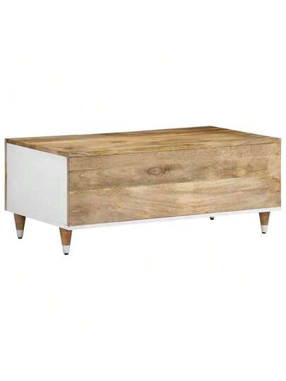 VidaXL Coffee Tafel 100x54x40 Cm Solid Mango Wood view 6