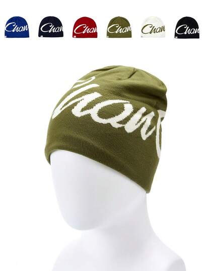 1pc Letter, Animal & Bow Knitted Beanie Hat, Unisex Outdoor Cycling Sports Cold-Proof Windproof Ear-Protecting Knit Cap, Autumn/Winter