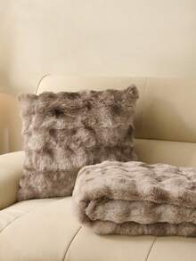 1 pătură de pluș vopsită față-verso, maro cafea, vopsită tie-dye, moale, caldă, din blană artificială de iepure, în stil luxos, pentru utilizare multifuncțională în sufragerie, dormitor și canapea, dimensiunea Queen, Twin, King, luxoasă, pufoasă, lungă, de pluș, aruncă lenjerie de pat, moale și confortabilă, canapele, pături pentru casă, lenjerie de pat pentru școală