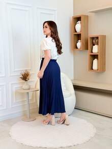 Women Skirts - Navy Blue - View 3