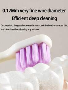 8 szczoteczek do zębów dla dzieci z motywem zwierząt, miękkie włosie chroniące dziąsła, odpowiednie dla niemowląt i małych dzieci, wymienne ozdoby w kształcie głów zwierząt