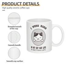 Hot Cocoa Season, Holiday Christmas Mug Sublimationundle Snowman Hot Chocolate Mug, Cozy Winter Coffee Cup - White - View 6