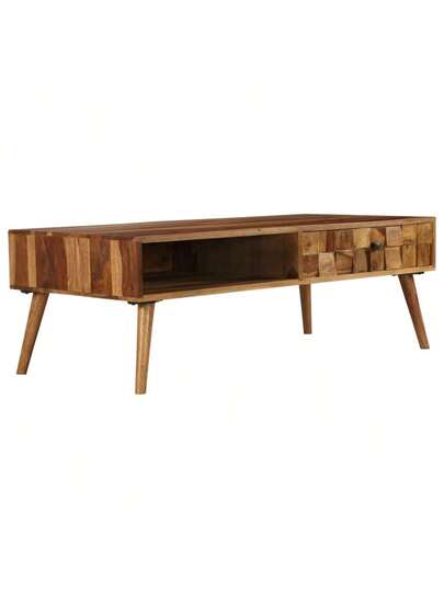 VidaXL Coffee Tafel 110x50x37 Cm Acacia Wood Honey Finish
