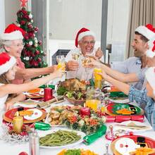10 Stücke/40 Stücke 23cm Weihnachtsparty Pappteller Weihnachtsmann Schneemann Dessert Teller Weihnachtsparty Einwegteller für Weihnachten, Winterfeiertage, Essens-Küchen-Party Tischzubehör Weihnachtsdekoration - Verschiedenfarbig - Übersicht 6