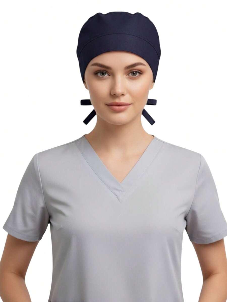 SOULMATE Gorro Médico Quirúrgico para Dama - Azul Marino - Ver 1