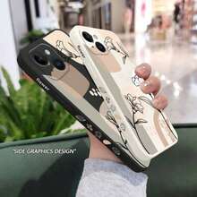 Beautiful Art Phone Case 16 16e 15 14 13 12 11 Plus Pro XR XS Plus Silicone Cover