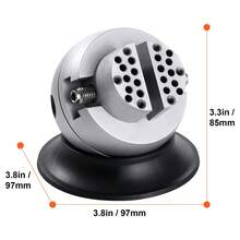 Ball Vise, 3" Engraving Setting Tool, 360° Rotation Engraving Block Vise, 30 PCS Attachment Jewelry Engraving Block Tools Standard Block For Gemstone Inlay And Small-Scale Engraving - 3" 2.13" - View 10