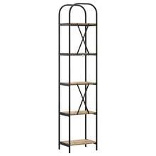 vidaXL Edle Handwerks-Eiche 40 X 30 X 183 Cm Holzwerkstoff - Yellow - View 7