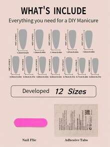 24 unghie finte a punta francese di colore rosso natalizio, a forma di mandorla e con punte lunghe e appuntite, con decorazioni 3D a fiocchi e linee, adatte per il Natale, stile elegante