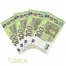 100张11*6.15厘米小尺寸100欧元道具纸，1包100张常规尺寸纸，面值5/10/20/50/100/200/500欧元，5/10/20/50/100/200/500欧元新年装饰道具纸，欧元新年礼物，欧元情人节花束道具纸 - 彩色 - 查看 14