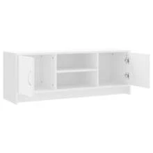 vidaXL TV-Schrank Weiß 102x30x37,5 cm Holzwerkstoff