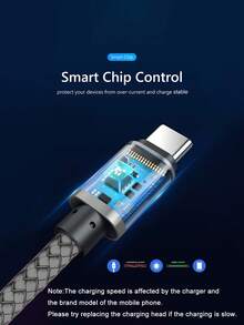 60W USB 轉 Type-C 快充傳輸線，尼龍編織 USB-A 轉 USB-C 充電數據線，相容 Galaxy S26/S25/S24/S23/S22/S21/S20 手機充電線，3入/1入，萬聖節禮物/聖誕禮物 - 灰色 - 查看 5