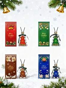 1 Peça Difusor de Aromas em Formato de Árvore de Natal, Múltiplas Cores Disponíveis, Capacidade Grande de 200ml, Fragrância de Longa Duração, Embalagem de Natal Requintada, Combina Funções de Difusor de Aromas e Decoração, Adequado para Fragrância Doméstica, Purificação do Ar e Decoração de Feriados, Decoração Interna de Natal - Duoxiang - Visão 1
