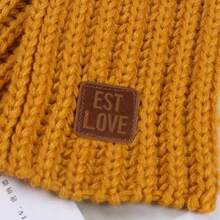 Children's Warm Winter Knitted Scarf - Soft Knitted Warm Neck Scarf, Boys Girls Comfortable Scarf, Fashionable Solid Color Parent-Child Scarf For Winter, Suitable For Autumn - Multicolor - View 3