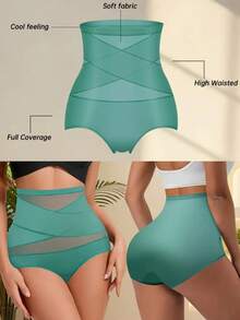 1pc Women's High Waist Seamless Shapewear Panty, Tummy Control, Butt Lift, Waist Cincher, Flattens Belly