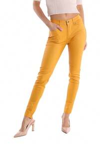 JOPHY & CO. Women Pants - 黃色 - 查看 1