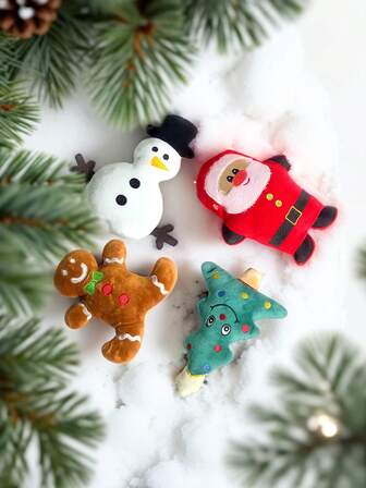 1pc Christmas Pet Toy, Dog Toy, Cat Toy, Pet Christmas Gift, Pet Sound Toy, Pet Christmas Present, Your Pet Will Surely Love This As A Christmas Gift