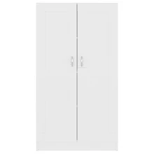 vidaXL Bücherregal Weiß 82,5x30,5x150 cm Holzwerkstoff