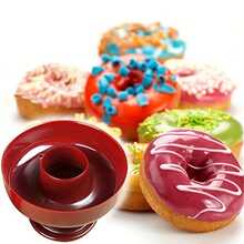 1件/3件套甜甜圈模具，心形、花形和圆形甜甜圈烘焙模具，方便DIY烘焙，便携式甜甜圈制作器，制作自制餐点、便当盒和野餐的完美厨房工具