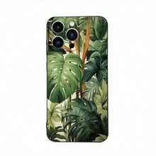 Tropical plant design mobile phone case suitable 17 16 15 14 13 12 11 Pro//Plus anti - fall soft case