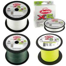 X5 - Lnea de Pesca Trenzada Fuerte de 5 Hilos para Pesca de Agua Salada y Agua Dulce - Verde (verde de baja visibilidad) + 165 yd./20 lb. - Ver 1