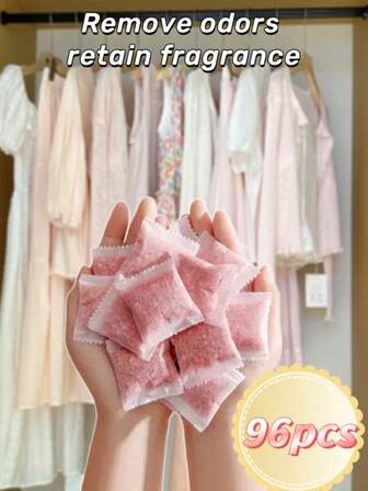 96个玫瑰香氛袋，香味持久，四季适用，吸湿除臭，适合居家使用