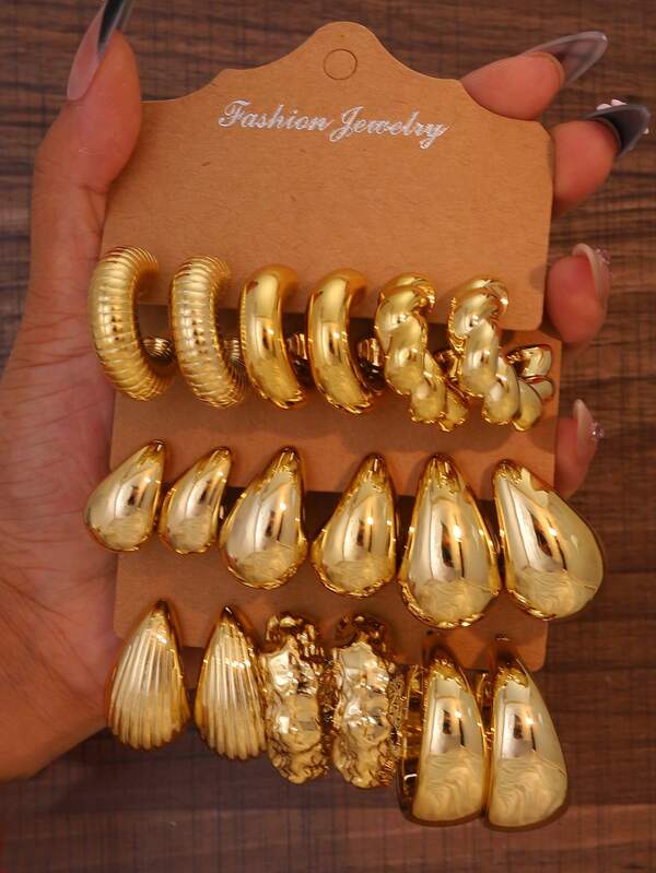 Nuevo conjunto de aretes de botón de resina CCB chapados en UV, aretes geométricos minimalistas con textura, adecuados para uso diario, regalo para novia/familia/amigos