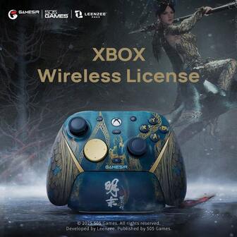 GAMESIR G7 Pro ワイヤレスゲームコントローラー、デュアルトリガー、PCモーションマッピング、1000Hzレポートレート、3つの接続モード、ソフトウェアパラメーター調整に対応、スマート充電ドック付き、Xbox ワイヤレス接続、Xbox/PC/Steam/Androidに対応 - 明朝コラボレーションワイヤレスXboxエディション