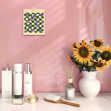 1 rotolo di carta da parati autoadesiva rosa chiaro lucido, colore solido semplice, impermeabile e facile da pulire, in PVC spesso, adatta per camere da letto, soggiorni, pareti di sfondo, armadi, cucine, piani di lavoro, mobili, rinnovo fai-da-te, decorazione domestica, 40cm x 5m/10m