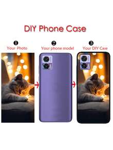 Carcasă de telefon personalizată cu text, model de frunze de toamnă, cu nume creativ, din silicon și TPU