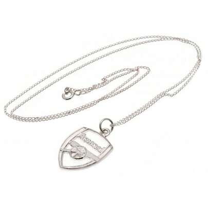 Arsenal FC Stainless Steel  Necklace & Pendant (Silver) - 100% Mixed - (BS4258)