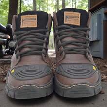 Men's Motorcycle Boots - Coffee - Reinforced, Waterproof And Comfortable, Premium Leather, Non-Slip Sole, Work 37–43 - 咖啡棕 - 查看 10